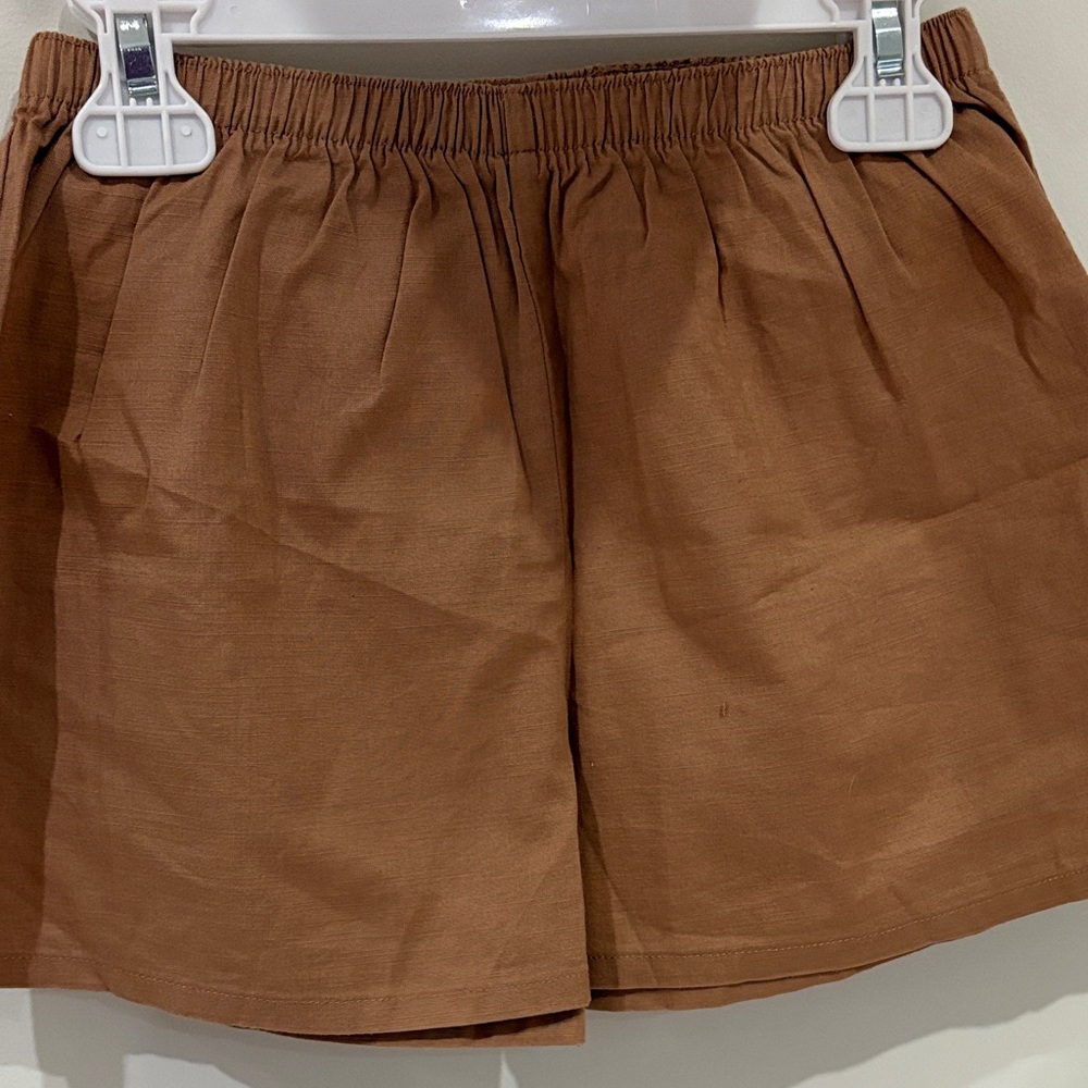 Brown Button-Down Set - Picture 4 of 9